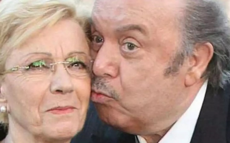 Lucia Zagaria e Lino Banfi.